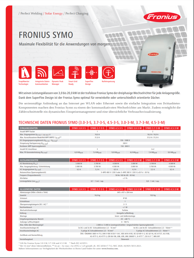 Fronius Symo 8.2-3-M